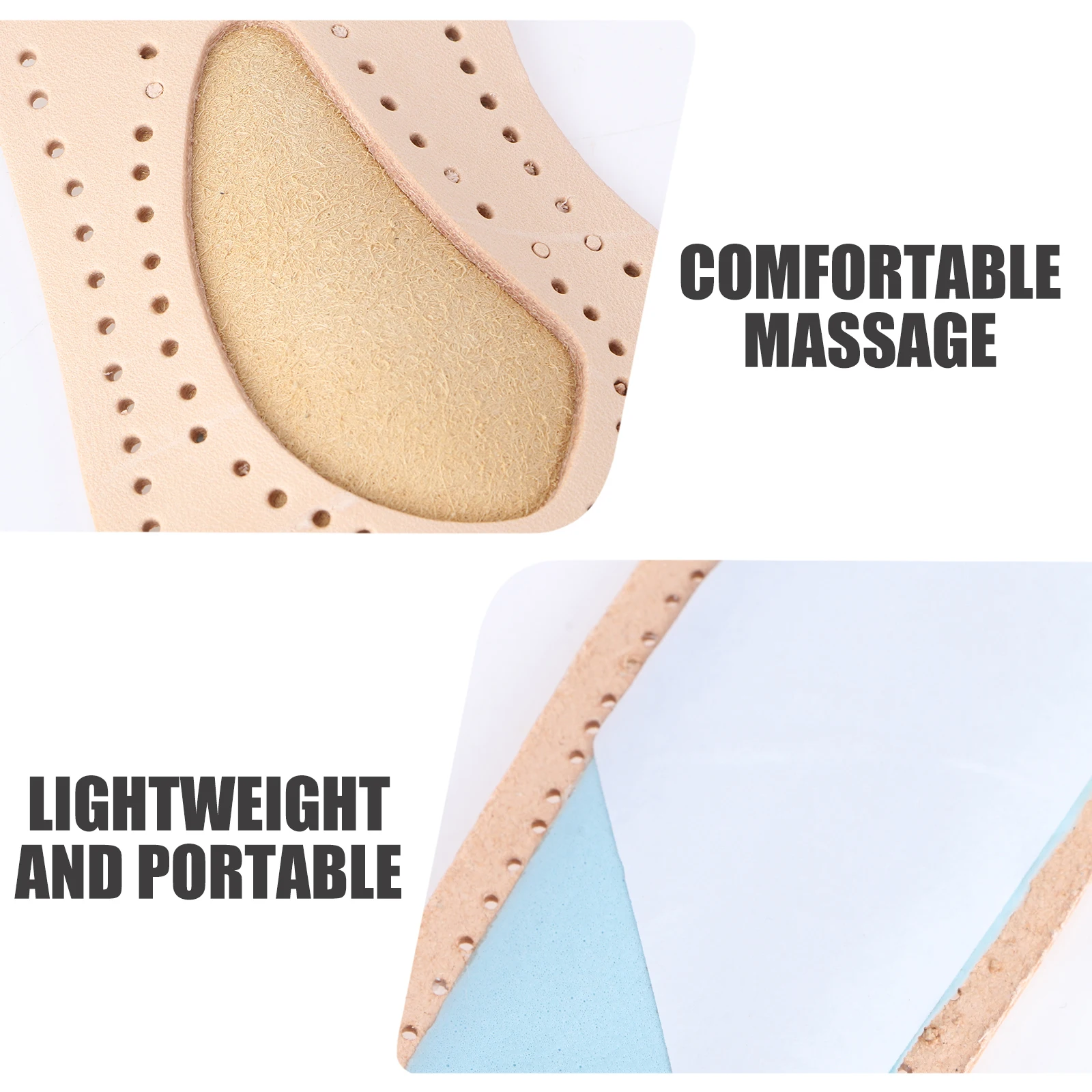 

High Heels Anti-slip Insoles Cushion Inserts for Women Shoe Pads Premium Cowhide Durable Comfortable Massage
