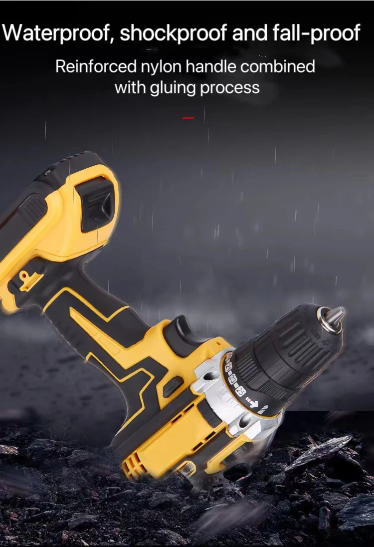 Multi-function Power Angle Drill Tool Cordless Drill Electric Cordless Hammer Driver Drill