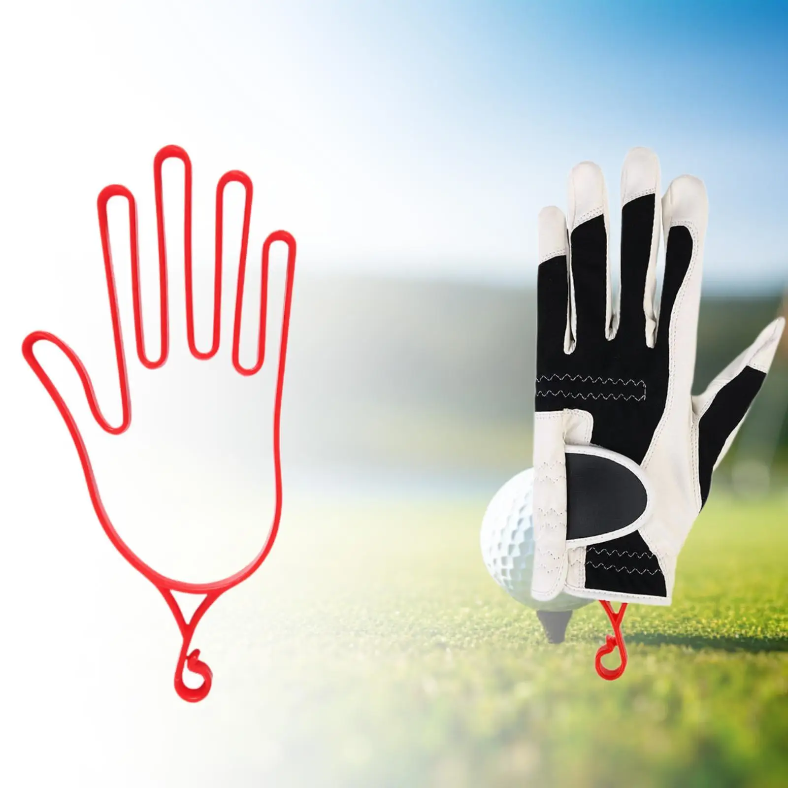 

Носилки для перчаток для гольфа Подставка для перчаток Аксессуар Опорная рамка Сушилка для перчаток для гольфа