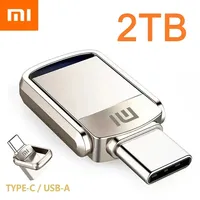 Xiaomi 1TB 2TB Metal Flash Drive Thumbdrive Pendrive 256GB 512GB Waterproof U Disk Keyrings Can Be Fastened Memoria Usb Pendrive