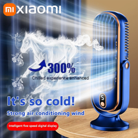 Xiaomi USB 720° Flippable Fan Desk Fan Portable Bladeless Fan Small Personal Cooling Fan Quiet Table Fan for Home Office Bedroom
