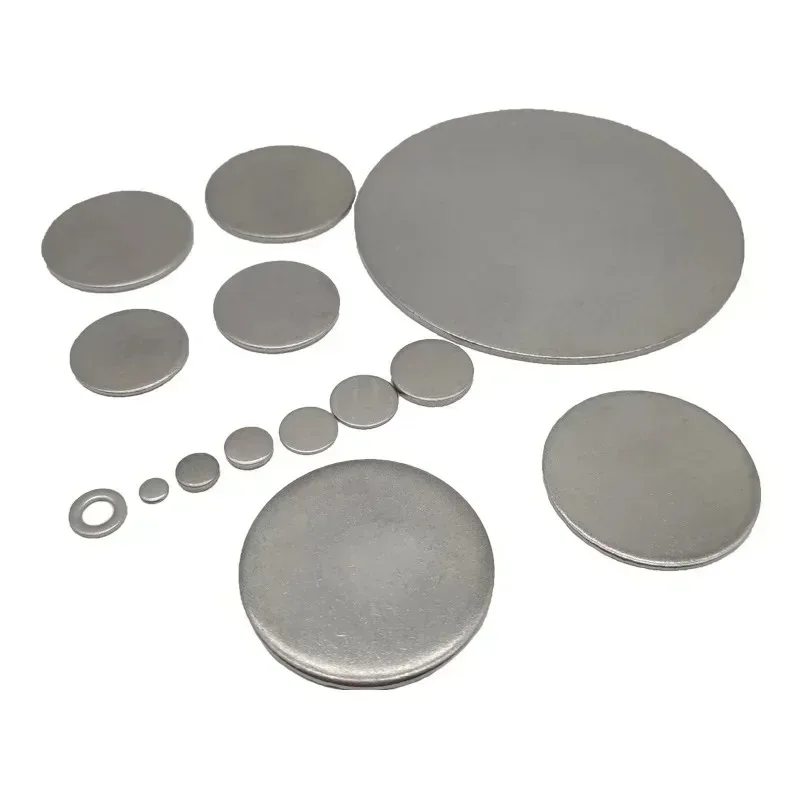 23mm to 55mm stainless steel circular plate 304 disc plate round corrosion resistant disk sheet customized laser cutting e
