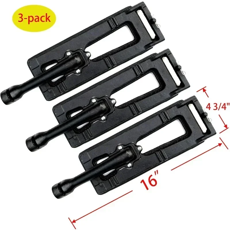 Home.Parts DB104 (3-pack) 16 inch Cast Iron Burner Replacement for Members Mark Y0005XC-2, Y0101XC, Y0202XC, Sam's Club,