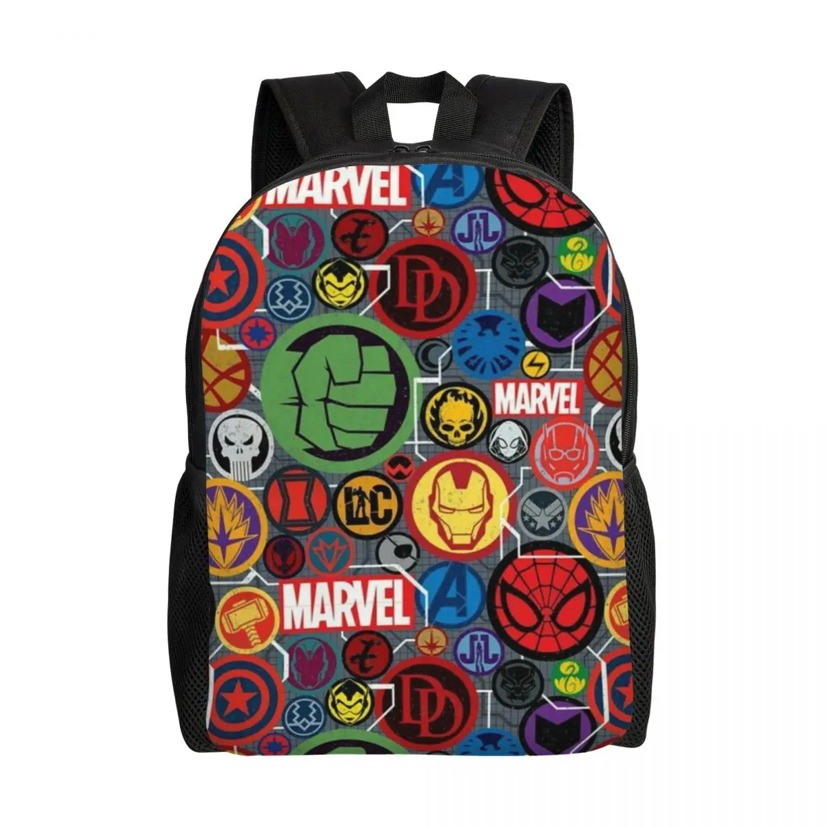 

Marvel Spider-Man Backpack, Women's Oxford Cloth Backpack, Men's School Bag, Travel Backpack, Laptop Backpack