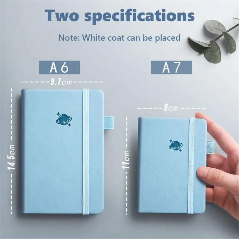 1Pcs A6/A7 Mini Notebook Portable Pocket Notepad Diary Planner Agenda Memo Office School Stationery