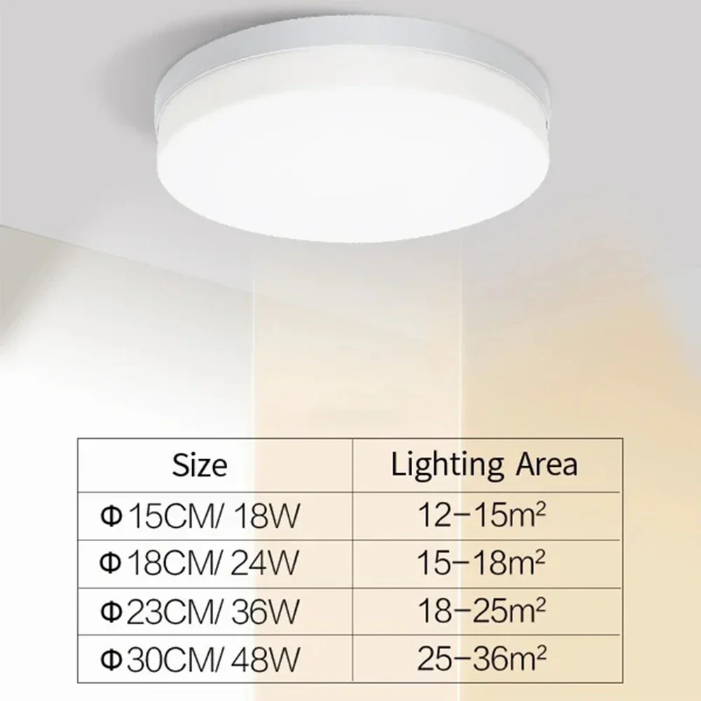 Iralan-Eenvoudige Ronde Plafondlamp, Moderne Schotel, Eenvoudig Te Installeren, Decoratie Huis Voor Woonkamer, Gang, Slaapkamer