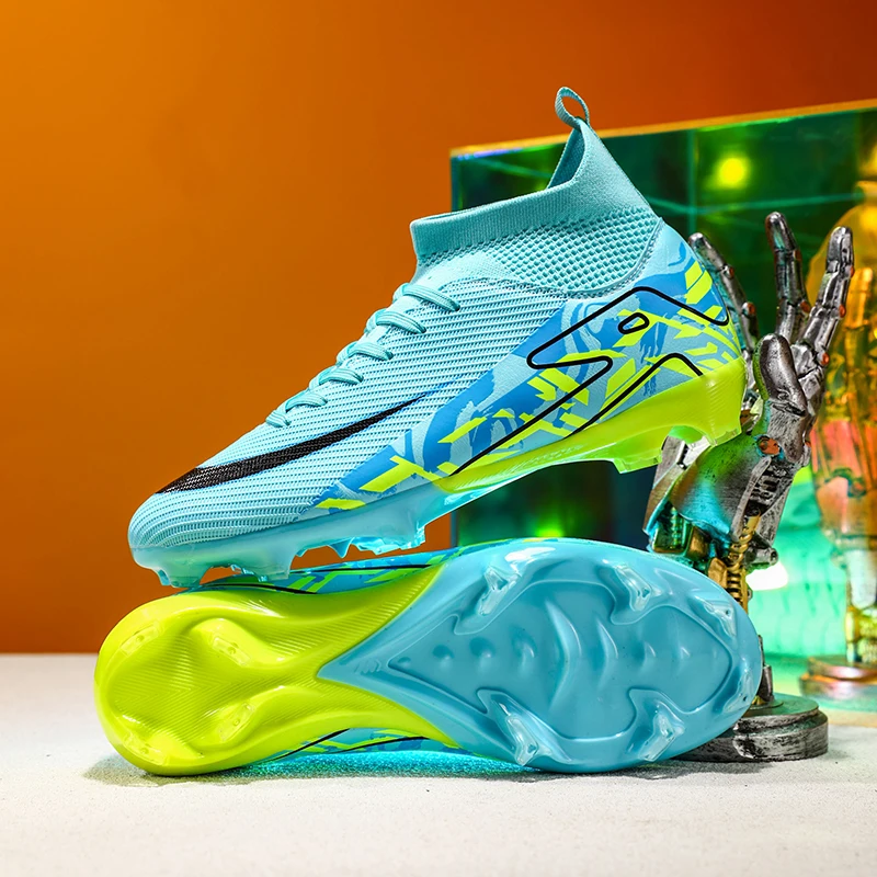 

Мужские футбольные бутсы Товарыские футбольные бутсы Полевая тренировка по траве Оригинальные кроссовки Профессиональные футбольные бутсы для мальчиков