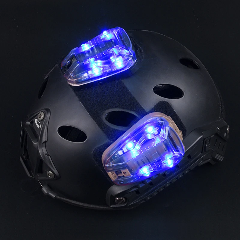 Survival Safety Signal Flash Lamp Waterproof Ladybird Hel Star 6 Gen3 Airsoft Sport Helmet Light Blue Green Red Ir Strobe Outdoo