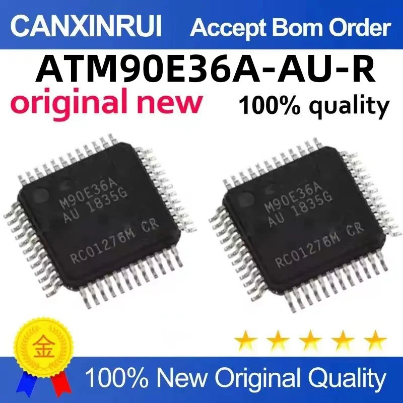 ATM90E36A-AU-R Microcontroller IC Integrated IC TQFP48 Package Quality Assurance