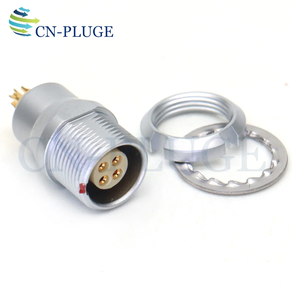 0B FGG 4-pin Connector M09 EEG Socket, Aviation Connector Can be used for ARRI WCU-4 Motor LBUS Cable