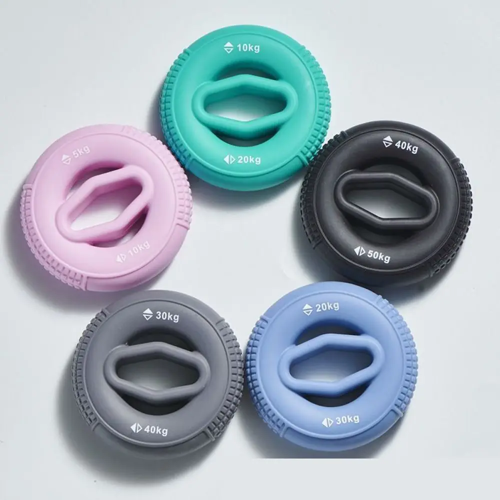 Softness Silicone Squeezer Grippers Flexible Durable Forearm Rings Hand Exerciser No Deformation Easy To Clean