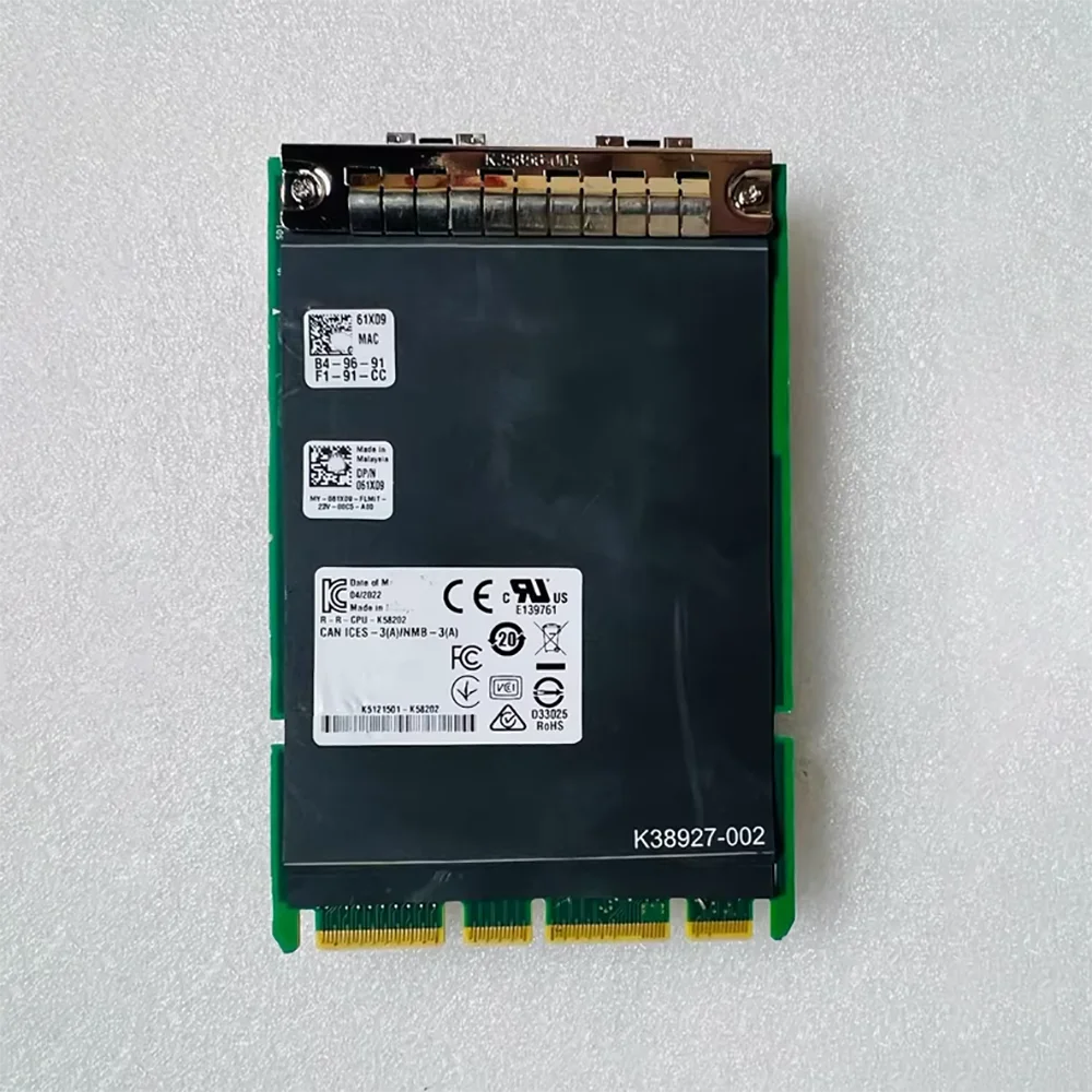 

Dual-port network card 10/25GbE SFP28 e810-xxvda2ocpv3 OC61X09 E810-XXV