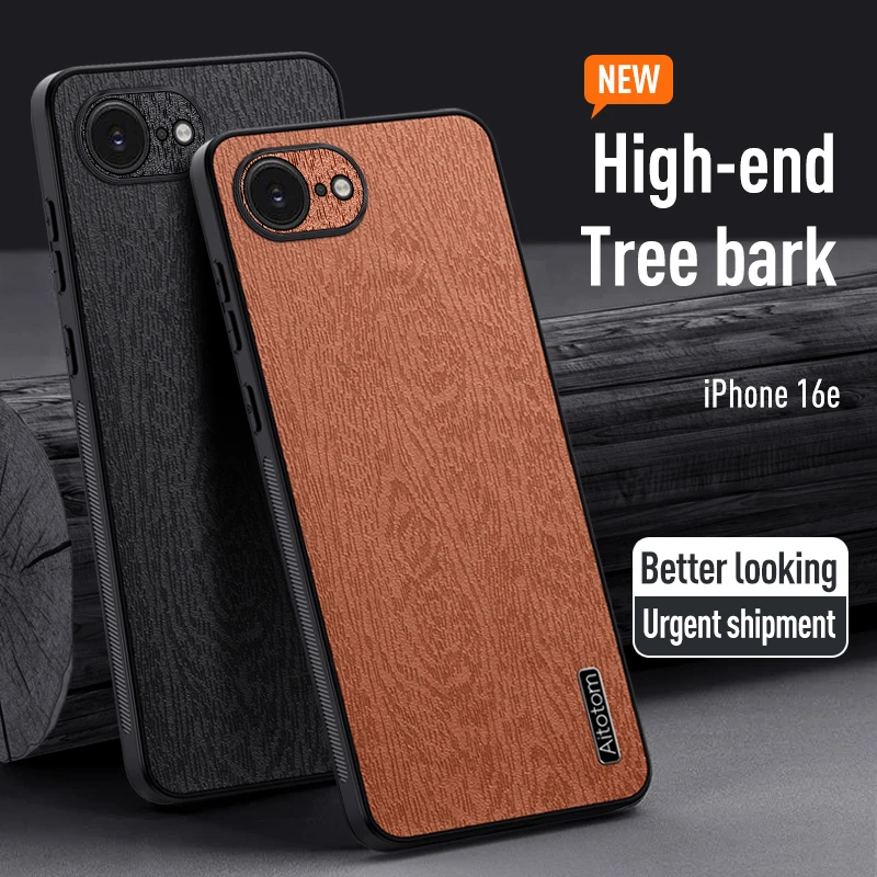 

Leather Case for Apple iPhone 16e 5G SE4 SE 2025 Tree Pattern Silicone Protection Hard Shockproof Phone Cover AppleiPhone16e 5G