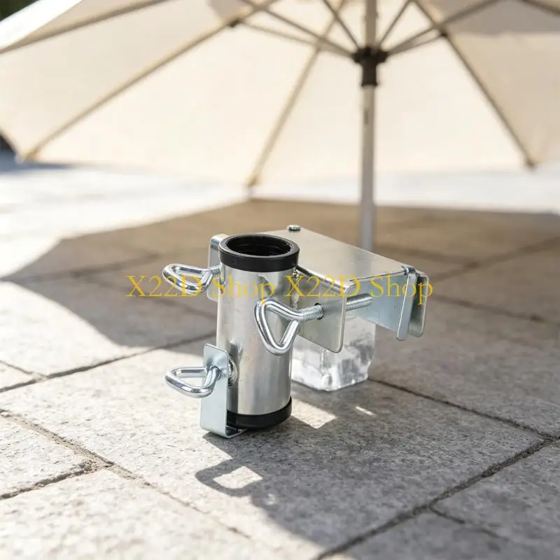 X22D Adjustable Umbrella Clamps Brackets For Garden Deck Sun Shades Support Stand