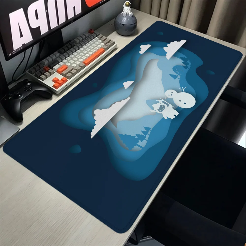 Yeeti Computer Mat Magic Mouse Gaming Pc Desk Pad Large Mouse Pad 900 × 400 Gamer Cabinet Table Pads Deskmat Mausepad Mousepad