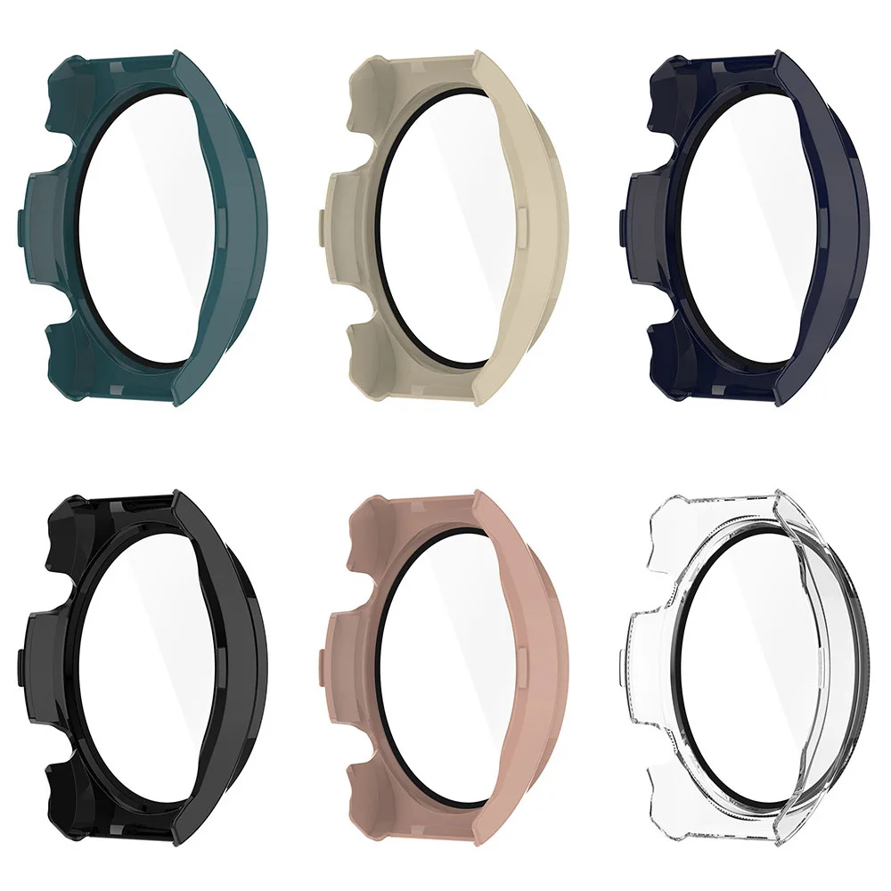 PC+Tempered Glass Protective Case For Xiaomi Watch S1 Full Screen Protector Shell Cover