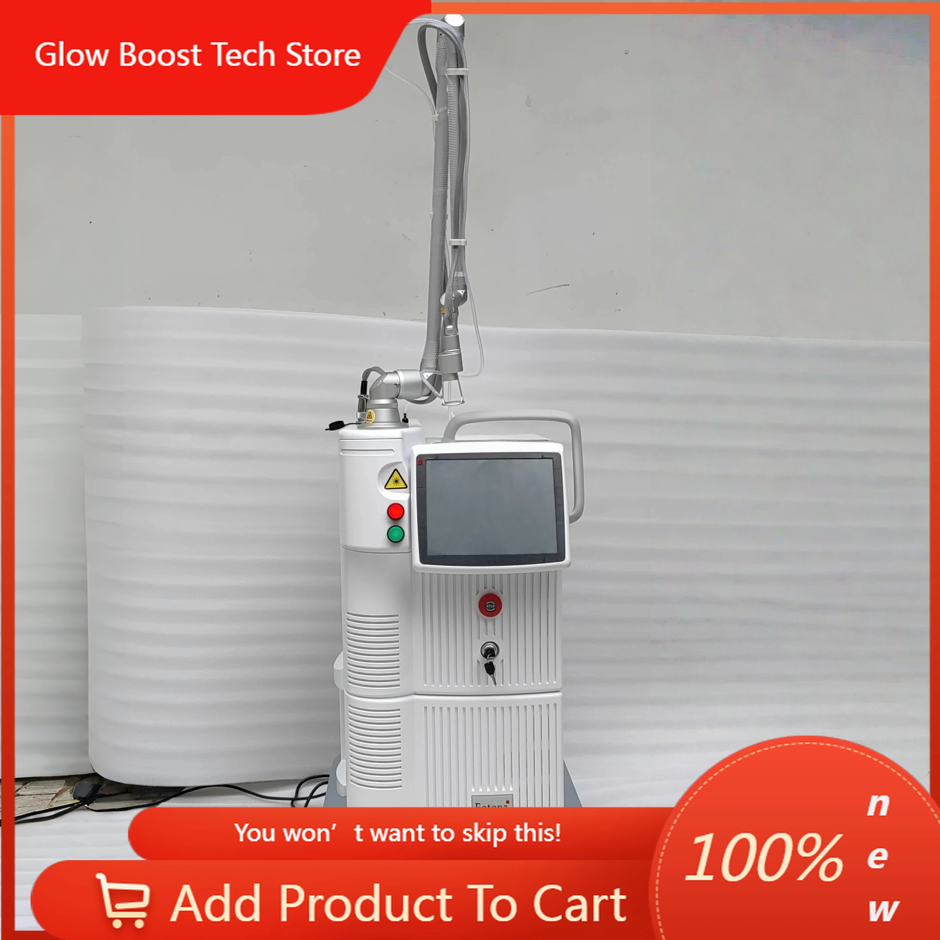 

GBFractional Laser 10600nm Подтяжка кожи Омоложение Co2 Фракционный лазер Лазер для удаления шрамов от прыщей и морщин