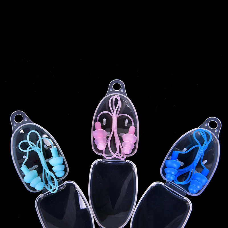 Bouchons d'oreille de natation en silicone, accessoires de piscine, sports aquatiques, bouchon d'oreille de natation