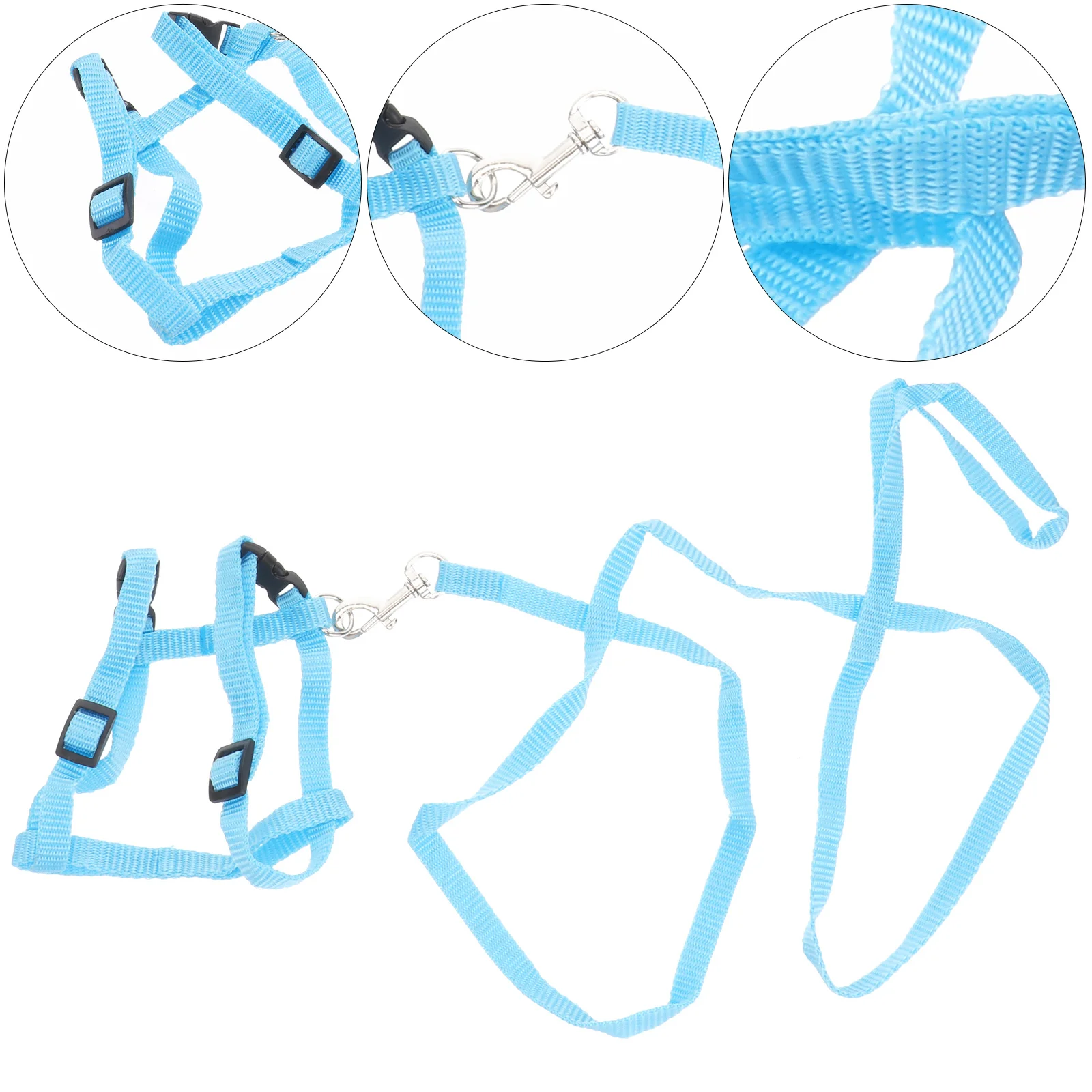 

1 Piece Rabbit Pulling Rope Soft Nylon Pet Traction Strap for Secure Walking Adventure Travel Lightweight Comfortable Design