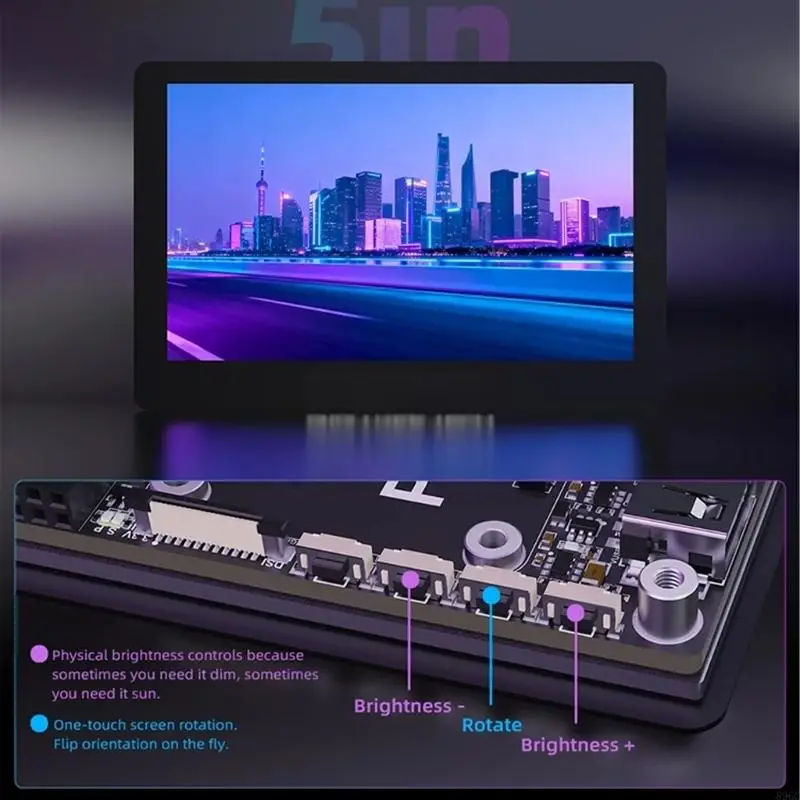 

экран 5Inch IPS Touchable для высоких представлений принтера Pad5 V2 3D и ровной деятельности 896C