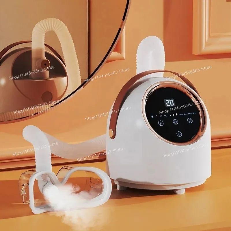 أداة سبا لتدليك رذاذ العين (جديدة) - رذاذ دافئ/بارد للتبخير وضغط التسخين للعناية بالعين