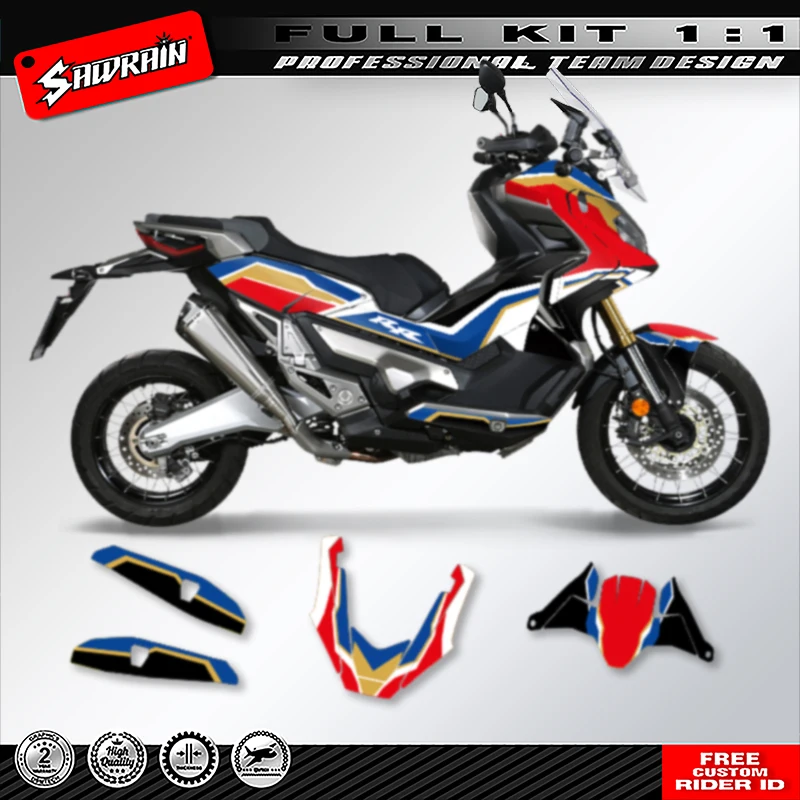 

Sawrain Motorcycle Graphics Background Decal Sticker Kits Customize For Honda X-ADV750 2017 2018 2019 2020