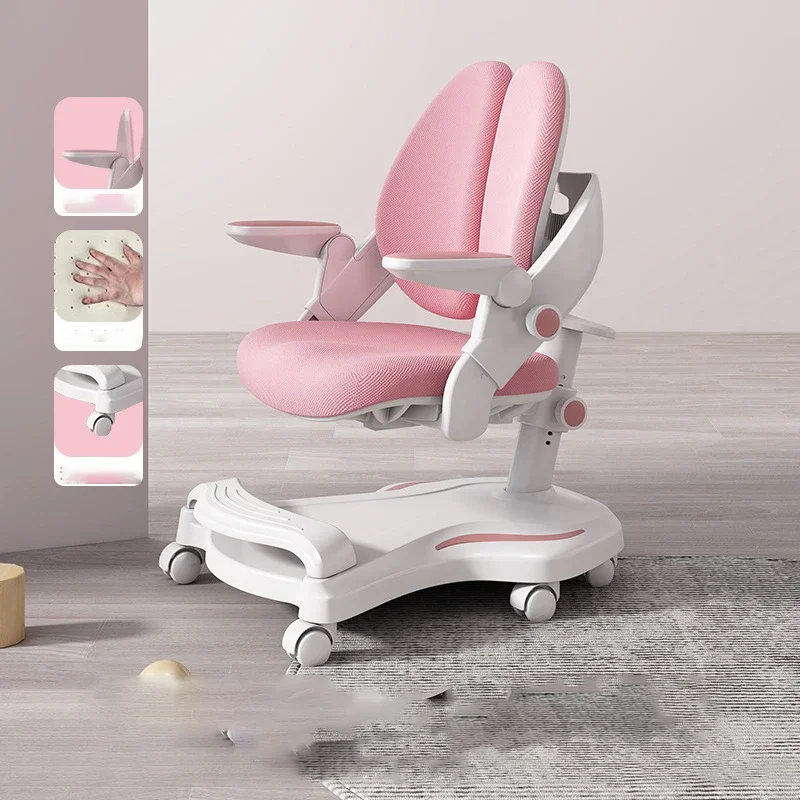 Child Safety Seats Growing Chair For Children Kids Armchair Furniture Designer Study Girl School Design Fotel Dla Dziecka Room