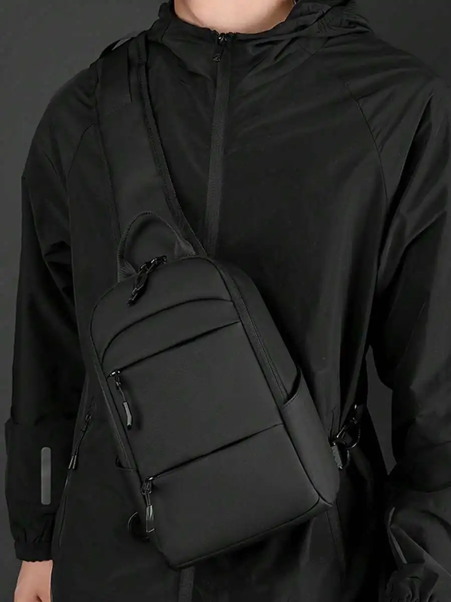 

Mens Casual Multifunctional Chest Sling Bag Crossbody Shoulder Bag Hiking Camping Travel Phone Pouch