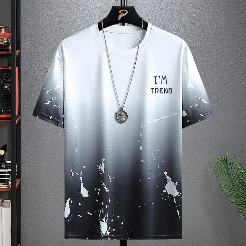 Zestaw męski strój na siłownię letnie spodenki dres męski z krótkim rękawem T-shirt z nadrukiem Top trening szybkoschnące bluzy odzież męska