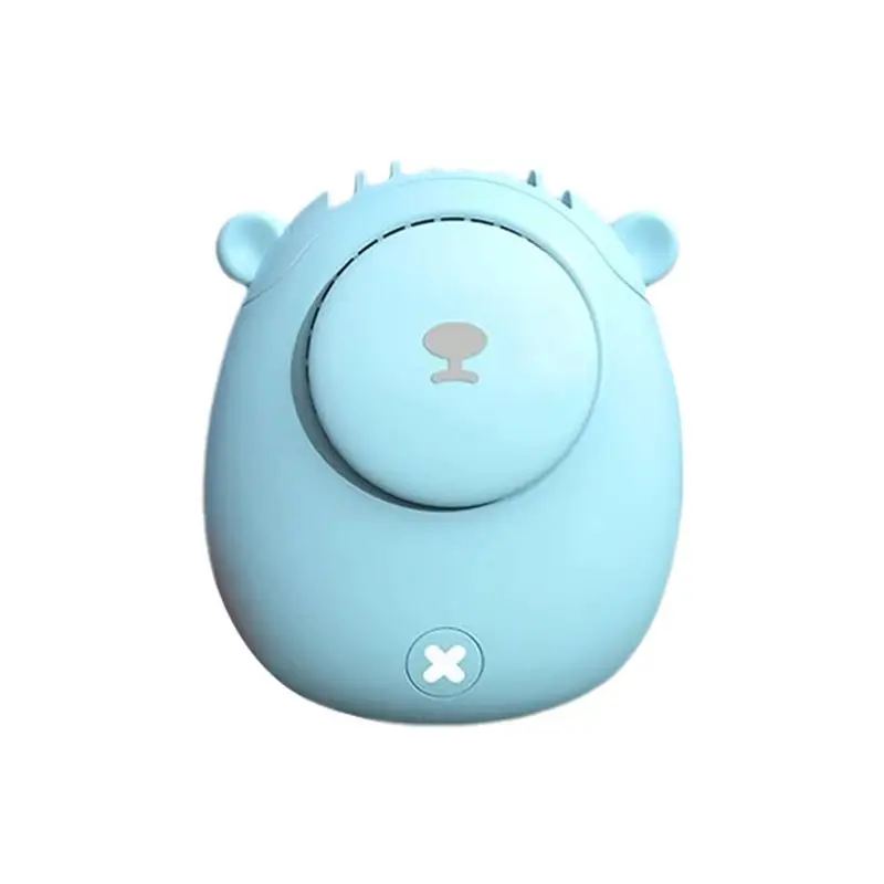 

BAAO-USB Rechargeable 1200Mah Li- Battery Mini Lazy Cooling Fan Portable Hanging Neck Fan Sports Cooler Fan For Outdoor Trave