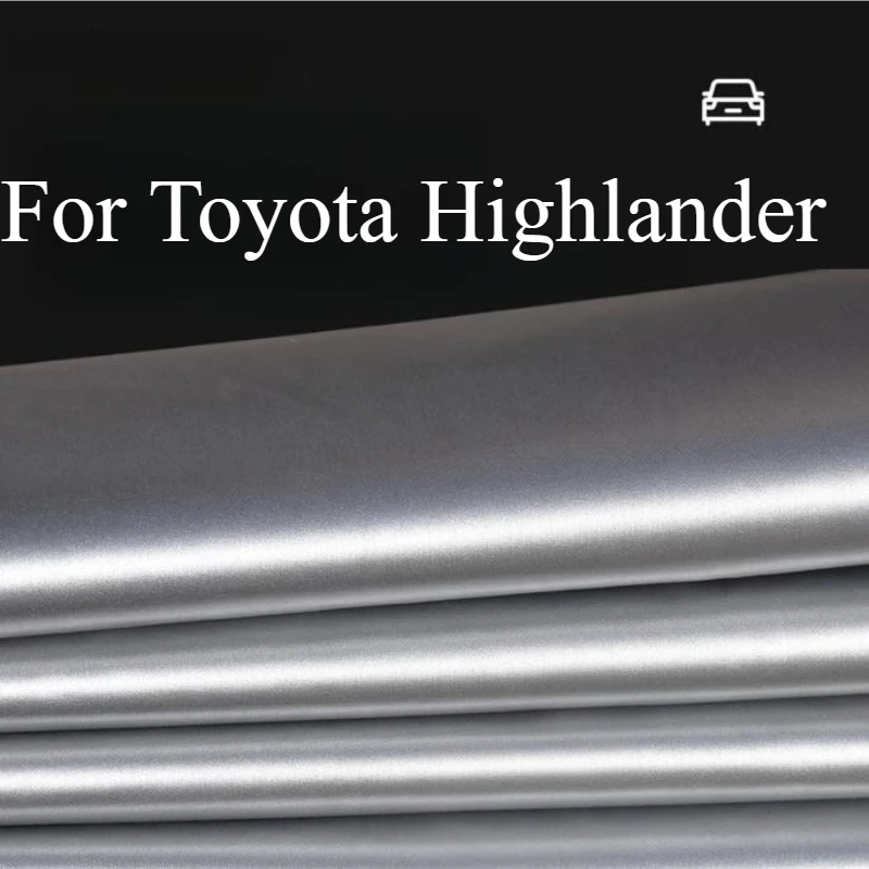 SUV Heavy Duty Car Cover For Toyota Highlander For Sun Rainproof Flame Retardant Sunshade Dust Proof Anti Freeze Accessories