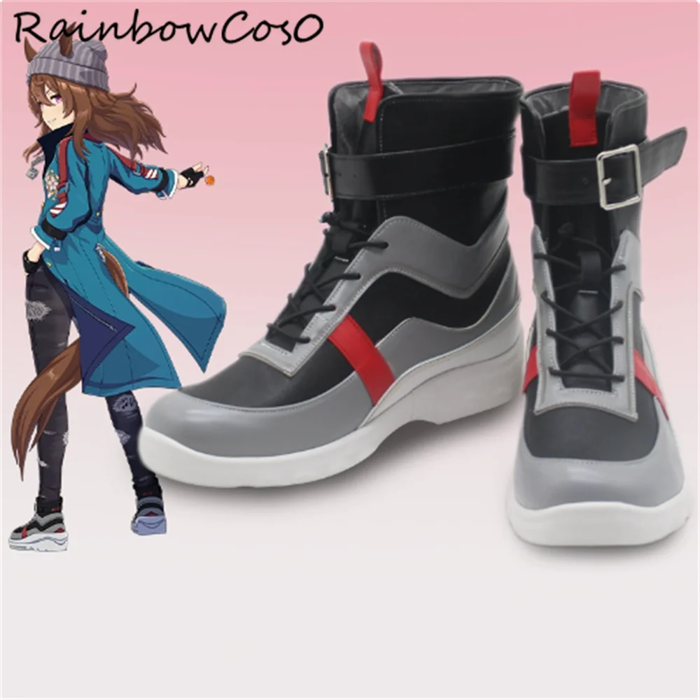 

Nakayama Festa Umamusume Pretty Derby Cosplay Shoes Boots Game Anime Halloween Christmas RainbowCos0 W4586