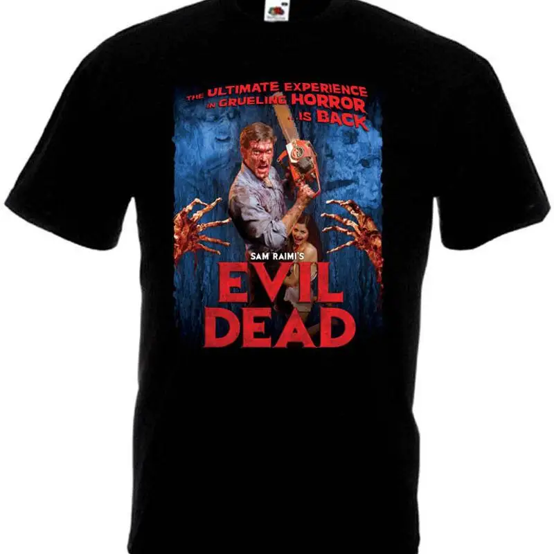 

Футболка Evil Dead v 8, черная футболка с постером фильма ужасов, все размеры S 5XL