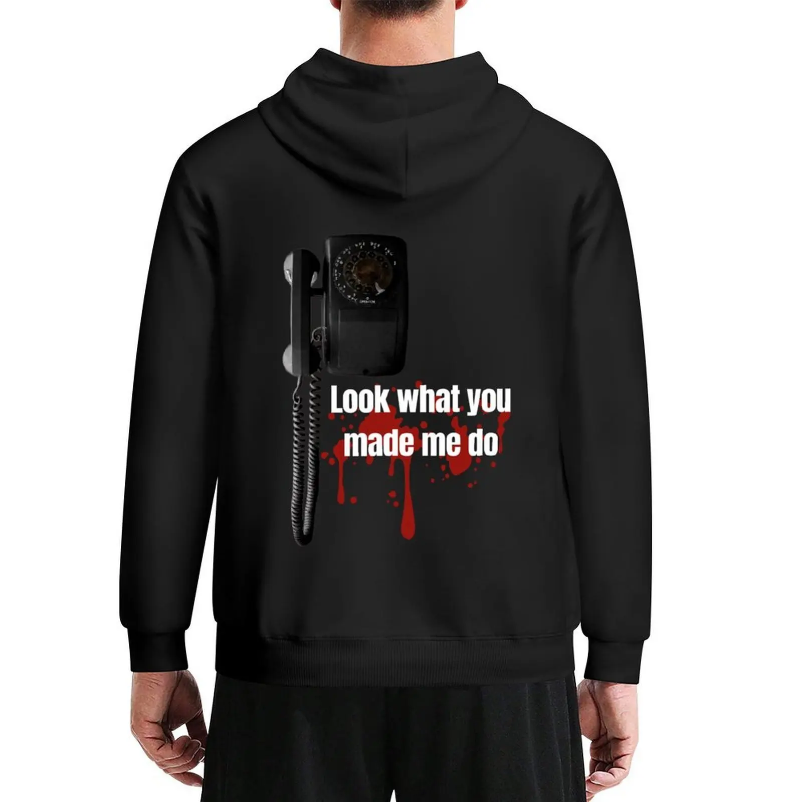 

Look What you made me do - The Black Phone - horror movie lover Hoodie autumn new products hoodie man