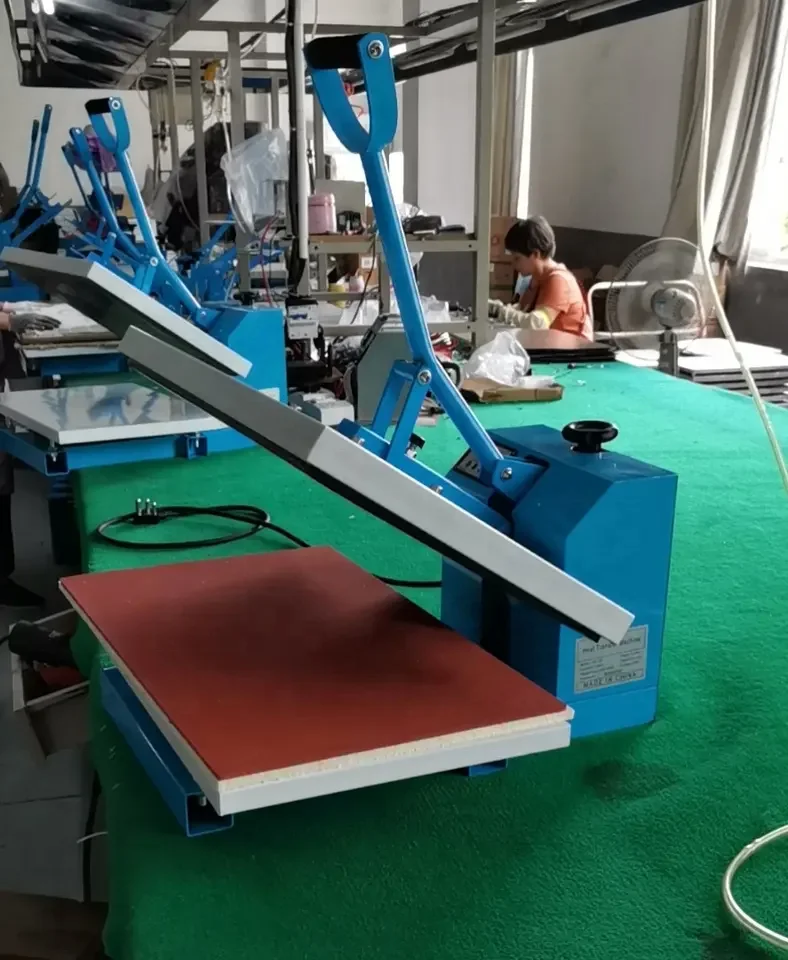 Factory wholesale 38x38/40x50/40x60/60x80 handle heat transfer sublimation press machine for printer