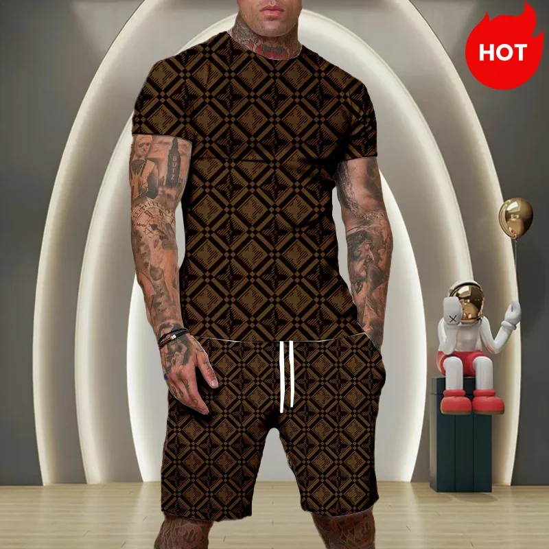 

2025 New Summer Quick-drying Handsome Men's Suit Clothes Cool Summer Travel Vacation Suit