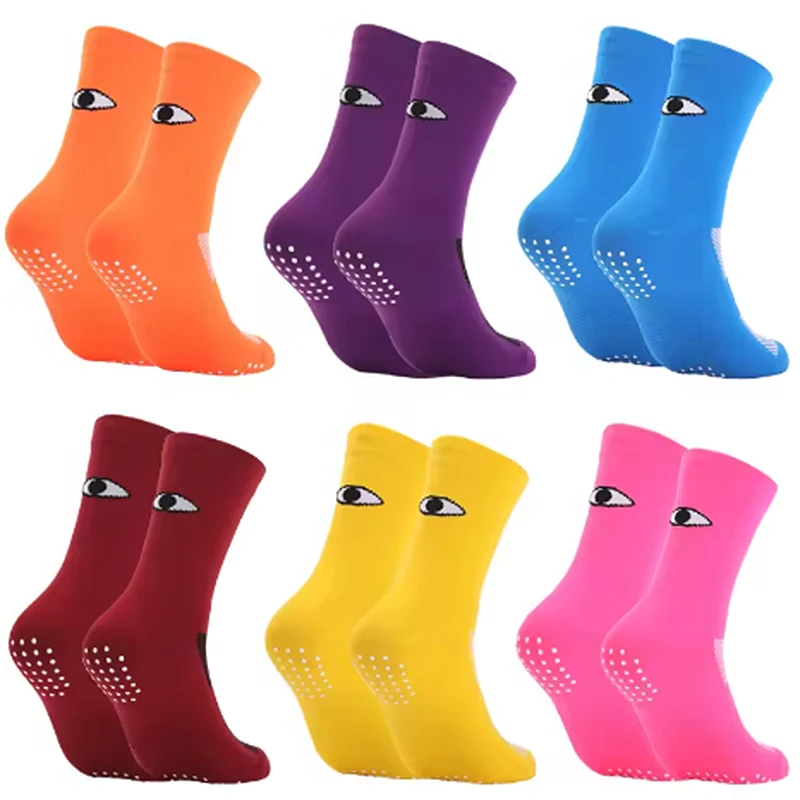 Popular Rubber Point Anti Slip and Wear-Resistant Sports Socks for Outdoor Sports Cycling Basketball and Running