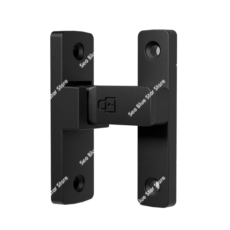 Latch door bolt Indoor non-punching door lock Bathroom push-pull, buckle sliding door buckle Old-fashioned exposed room lock