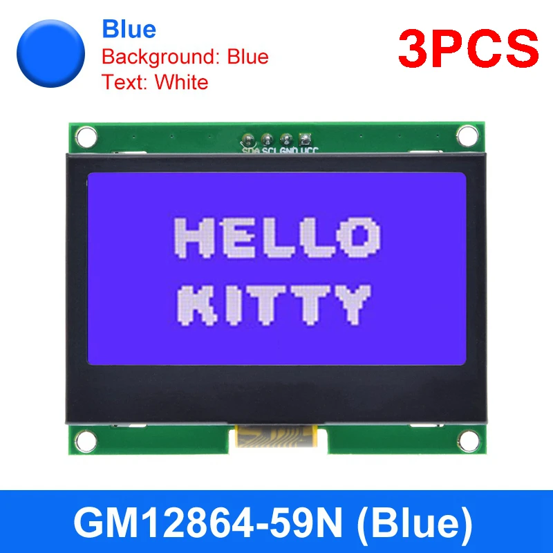 12864 IIC LCD Module 128X64 I2C ST7567S COG Graphic Display Screen Board LCM Panel 128x64 Dot Matrix Screen For Arduino