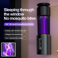 Mosquito Killer Lamp Outdoor Home 2 in 1 Photocatalyst Mosquito Fly Electric Light Portable Mosquito Trap for Camping Gardening