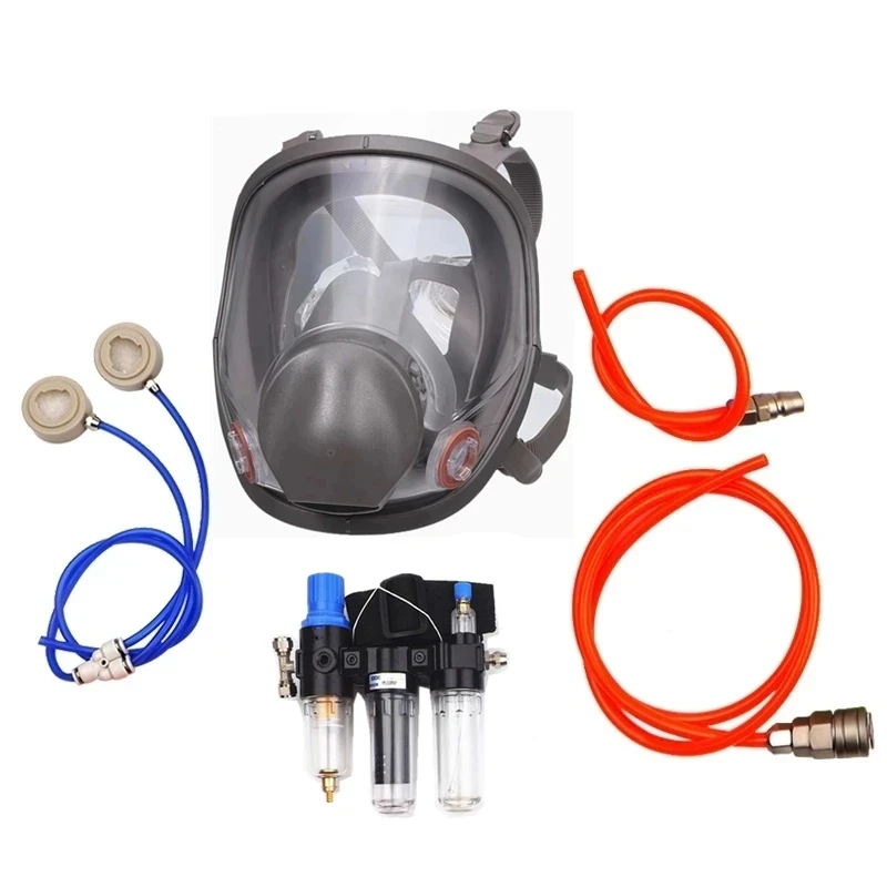 Air supply industrial respirator system 7502 half-face mask full-face mask protective gas mask for work 6800 full-face mask