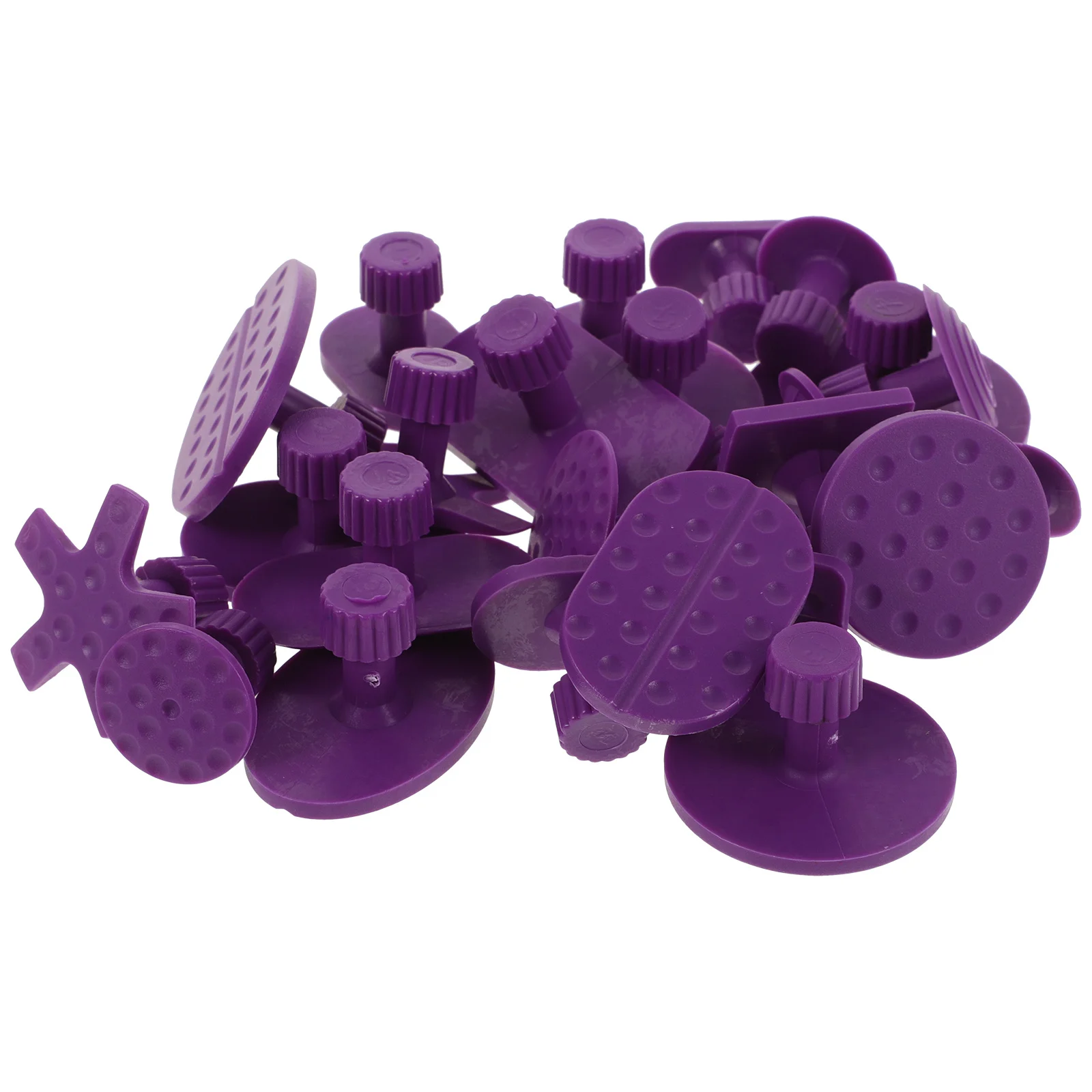 1Set Dent Puller Tool Plastic Kit Auto Body Repair Tabs for Vehicle Dent Removal Sheet Metal Kit Puller Auto Body Tools