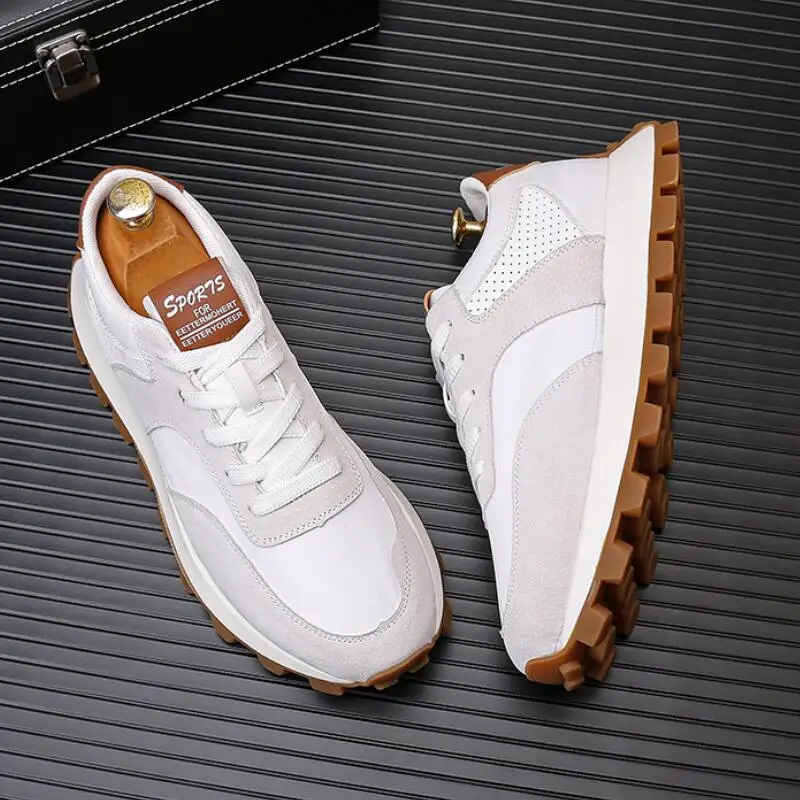 

New mens designer shoes Korean version luxury sports shoes breathable high quality soft soled shoes zapatos sapat a12