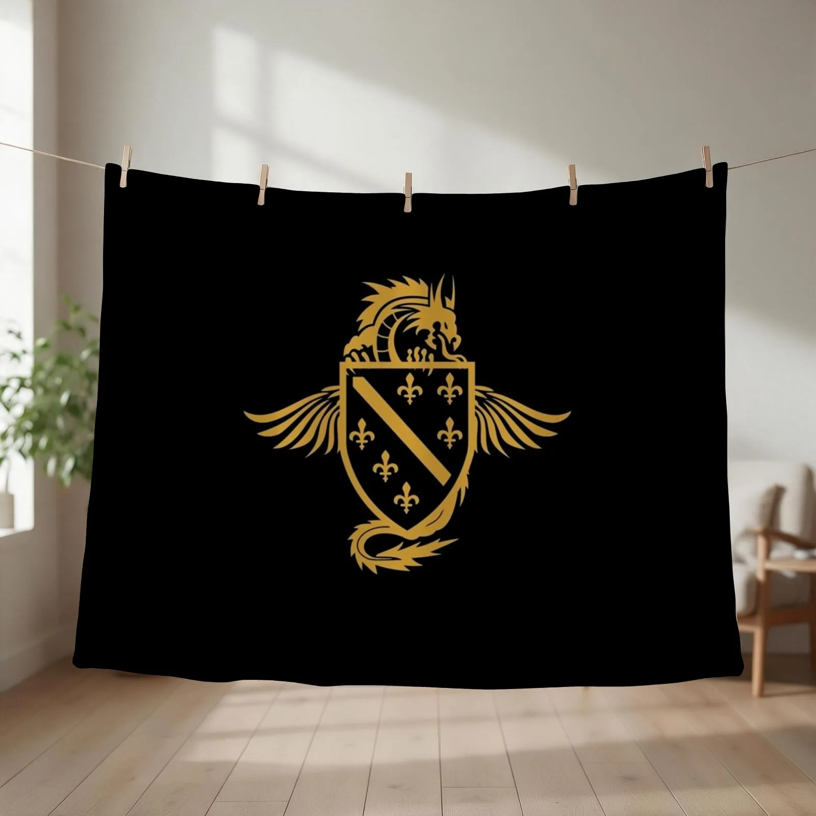 Ljuti Krajisnici Logo - Gold Throw Blanket Plaid Quilt Blankets For Sofas Soft Blankets