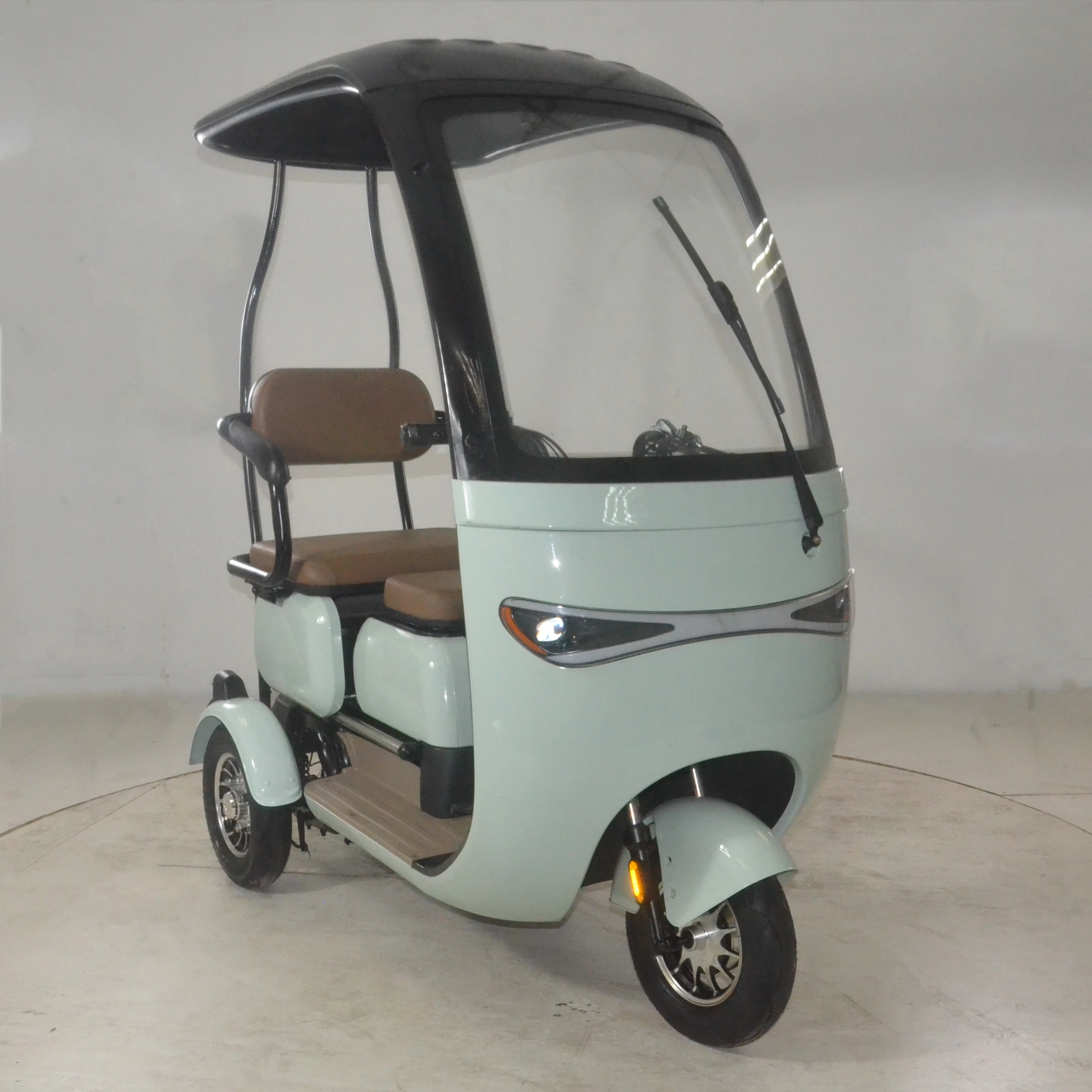 OEM ODM 600W 800W Electric Tricycle 3-wheel Scooter For Folding Passenger Electric Trike With Canopy