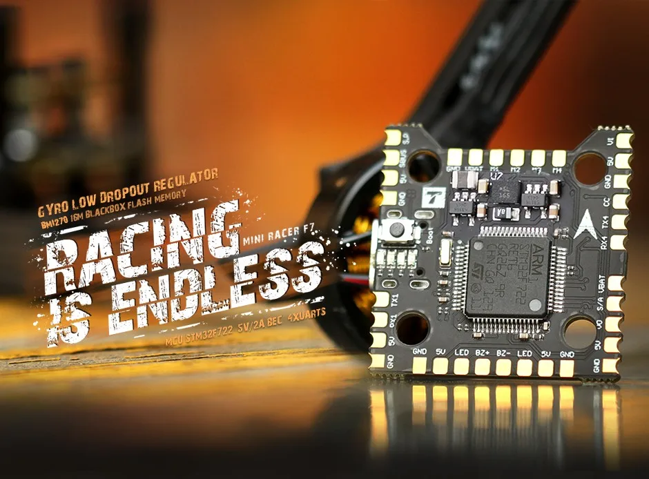 Mini F7 HD 20x20mm Cc3D Flight Controller Light Weight 3-6S FC OSD VTX SWITCH Compatible 5V Output Voltage  RC Battery