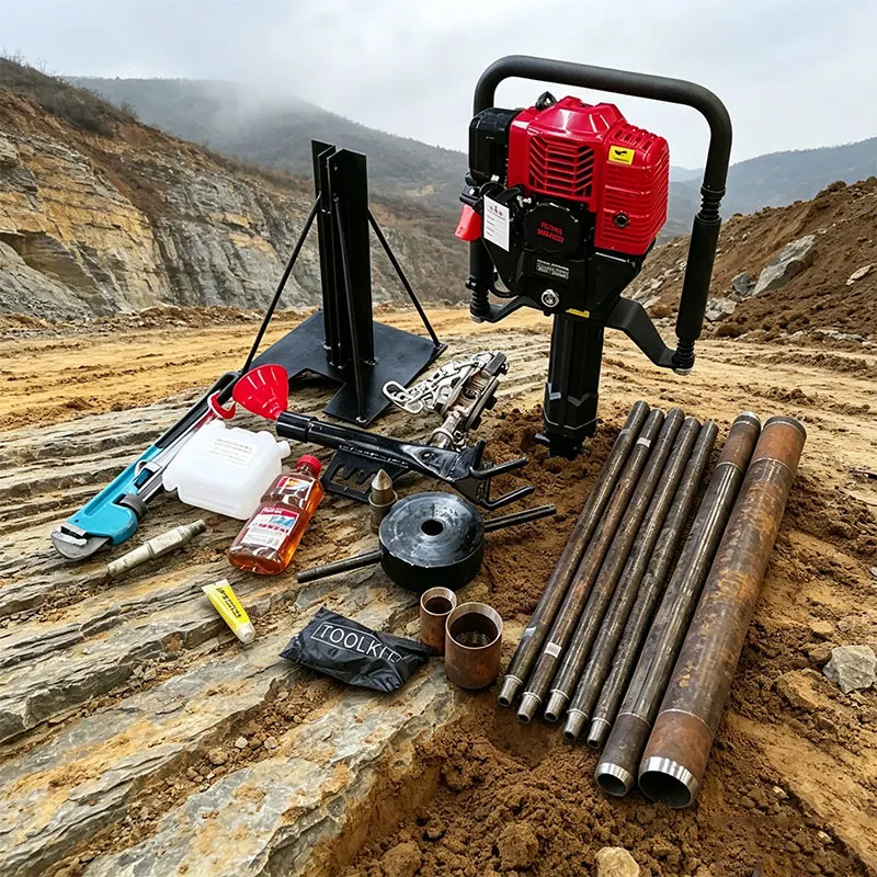 Customized Portable Core Sampler Soil Rock Concrete 15M Intact Core Easy Carry Single Operator High Performance Advanced