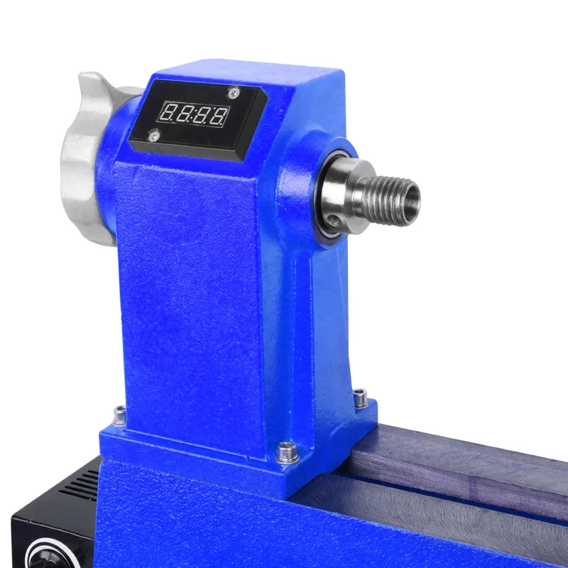 900W 12 inch Variable speed Mini Wood Automatic Manual Turning Lathe Machine Speed digital display