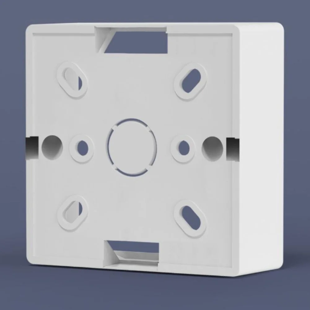 Для-настенного-типа-86-внешняя-распределительная-коробка-розетка-изготовленная-из-огнестойкого-материала-ПВХ