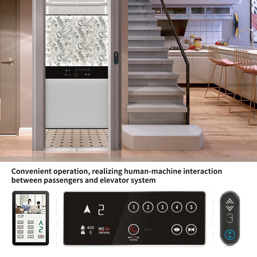 

Высокостандартные детали лифта Дисплей COP и пустая рама, компоненты панели управления посадкой лифта — Elevador De Carga